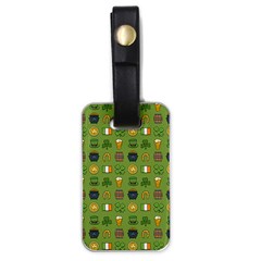 St Patricks Day Pattern Luggage Tags (one Side)  by Valentinaart