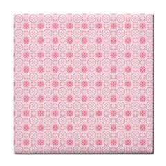 Traditional Patterns Pink Octagon Tile Coasters by Pakrebo