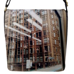 Chicago L Morning Commute Flap Closure Messenger Bag (s) by Riverwoman