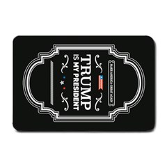 Trump Is My President Maga Label Beer Style Vintage Small Doormat  by snek