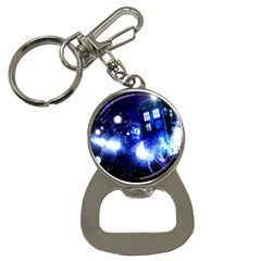 Tardis Background Space Bottle Opener Key Chains by Sudhe