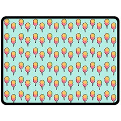 Cotton Candy Pattern Aqua 3d Double Sided Fleece Blanket (large)  by snowwhitegirl