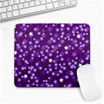 Textile Cross Pattern Square Large Mousepads Front