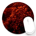 Red Goldenrod Round Mousepads Front