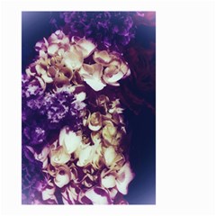 Soft Purple Hydrangeas Small Garden Flag (two Sides) by okhismakingart