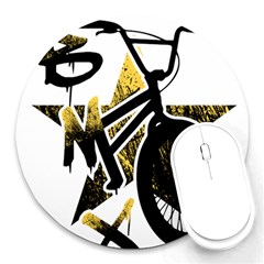 Bmx Round Mousepads by Melcu