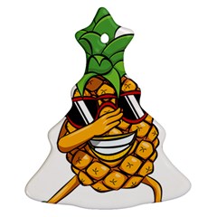Dabbing Pineapple Sunglasses Shirt Aloha Hawaii Beach Gift Ornament (christmas Tree)  by SilentSoulArts