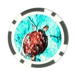 Tortoise Marine Animal Shell Sea Poker Chip Card Guard Back