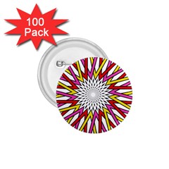 Sun Abstract Mandala 1 75  Buttons (100 Pack)  by HermanTelo