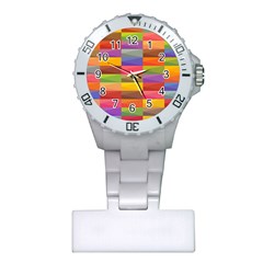 Abstract Background Geometric Plastic Nurses Watch by Mariart