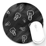 Many Lamps Background Round Mousepads Front