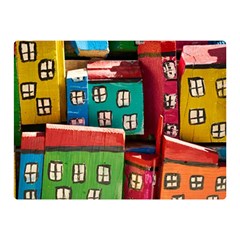 Houses Handmade Cultural Double Sided Flano Blanket (mini)  by Pakrebo