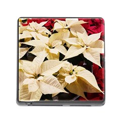 Christmas Poinsettia Decoration Memory Card Reader (square 5 Slot) by Pakrebo