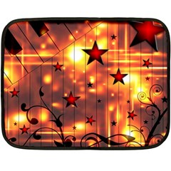 Star Radio Light Effects Magic Double Sided Fleece Blanket (mini)  by HermanTelo