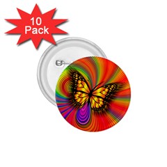 Arrangement Butterfly 1 75  Buttons (10 Pack) by HermanTelo