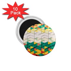 Background Triangle 1 75  Magnets (10 Pack)  by HermanTelo