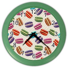 Macaron Bread Color Wall Clock by HermanTelo