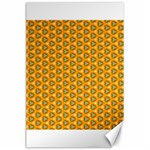 Pattern Halloween Pumpkin Color Leaf Canvas 24  x 36  23.35 x34.74  Canvas - 1