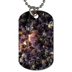 Amethyst Dog Tag (two Sides) by WensdaiAmbrose