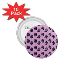 Girl Face Lilac 1 75  Buttons (10 Pack) by snowwhitegirl