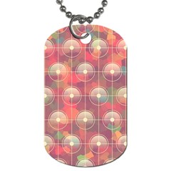 Colorful Background Abstract Dog Tag (one Side) by Sapixe