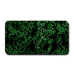 Abstract Plaid Green Medium Bar Mats by Bajindul