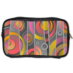 Abstract Colorful Background Grey Toiletries Bag (two Sides) by Bajindul