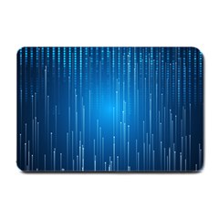 Abstract Rain Space Small Doormat  by Bajindul