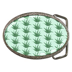 Aloe Plants Pattern Scrapbook Belt Buckles by Bajindul