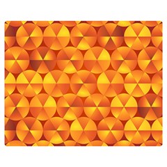 Background Triangle Circle Abstract Double Sided Flano Blanket (medium)  by Bajindul