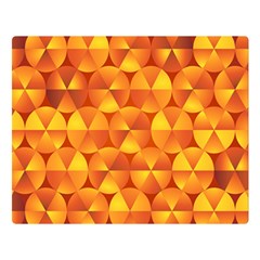 Background Triangle Circle Abstract Double Sided Flano Blanket (large)  by Bajindul