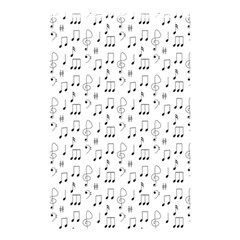 Music Notes Background Wallpaper Shower Curtain 48  X 72  (small)  by Bajindul