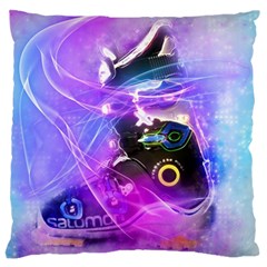 Ski Boot Ski Boots Skiing Activity Large Flano Cushion Case (two Sides) by Pakrebo