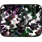 Abstract Background Science Fiction Double Sided Fleece Blanket (Mini)  35 x27  Blanket Back