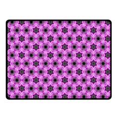 Background Wallpaper Pattern Pink Black Double Sided Fleece Blanket (small)  by Pakrebo