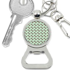 Kawaii Dougnut Green Pattern Bottle Opener Key Chain by snowwhitegirl