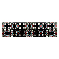 Pattern Black Background Texture Satin Scarf (oblong) by Nexatart