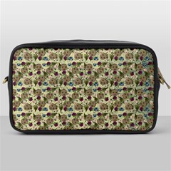 Distressed Cracked Doll Head Pattern Toiletries Bag (one Side) by snowwhitegirl