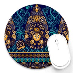 African Pattern Round Mousepads by Sobalvarro