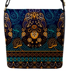 African Pattern Flap Closure Messenger Bag (s) by Sobalvarro