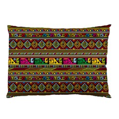 Traditional Africa Border Wallpaper Pattern Colored Pillow Case (two Sides) by EDDArt