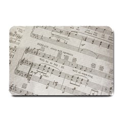 Sheet Music Paper Notes Antique Small Doormat  by Pakrebo