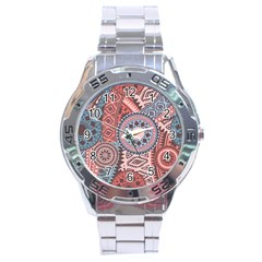 Print Stainless Steel Analogue Watch by Sobalvarro