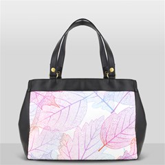 Beautiful Autumn Leaves Vector Seamless Pattern 02 Oversize Office Handbag by Sobalvarro