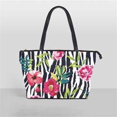 Seamless Flower Patterns Vector 01 Classic Shoulder Handbag by Sobalvarro