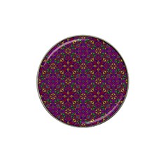 Triangle Pattern Kaleidoscope Color Hat Clip Ball Marker (10 Pack) by Pakrebo