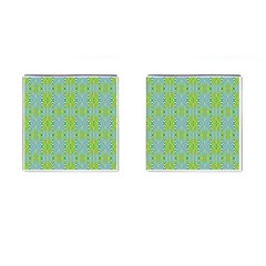 Seamless Pattern Ornament Design Cufflinks (square) by Pakrebo