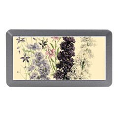 Botanical Print Antique Floral Memory Card Reader (mini) by Pakrebo