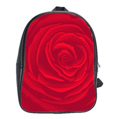 Roses Red Love School Bag (large) by HermanTelo