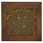 Fractal Abstract Framed Tiles Front